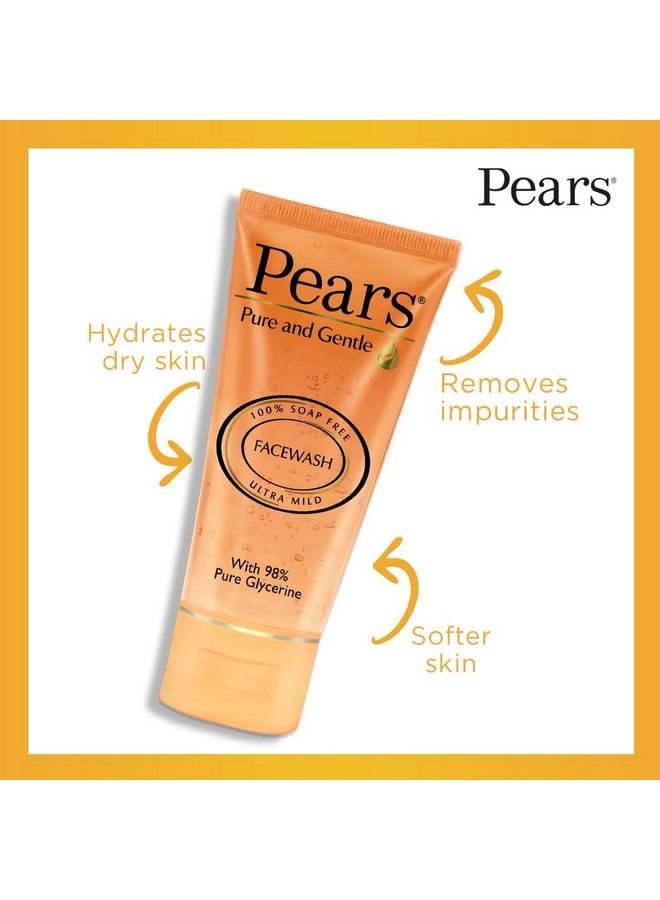 Pure And Gentle Daily Cleansing Facewash Mild Cleanser With Glycerine Balances Ph 100% Soap Free 150 G