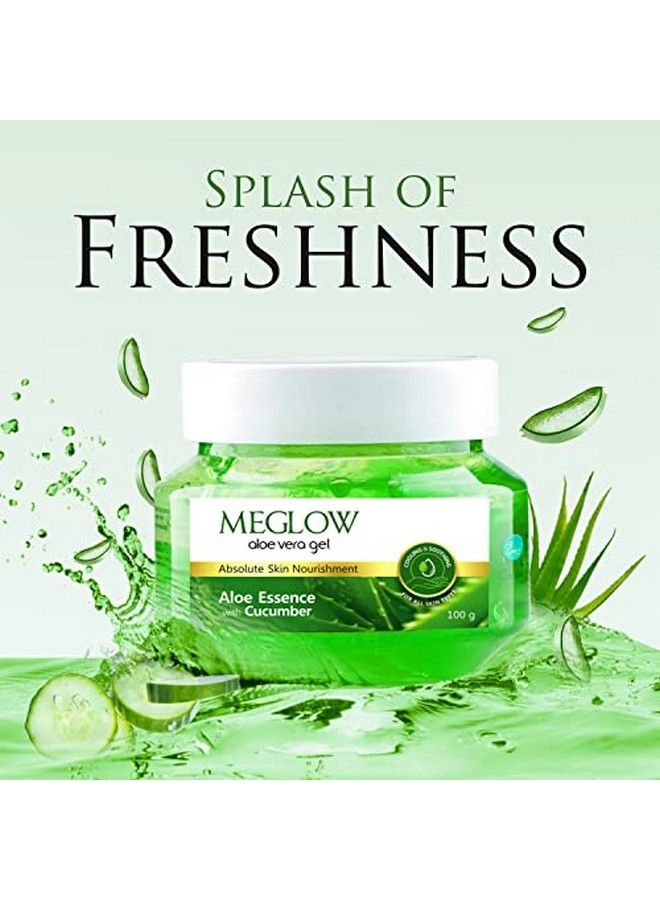 Aloevera Gel Jar For Nourished And Healthy Skin 100G Each Pack Of 3