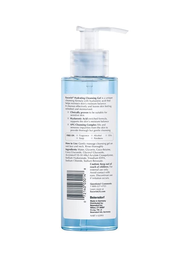 Hydrating Face Cleansing Gel Enriched With Hyaluronic Acid 200ml