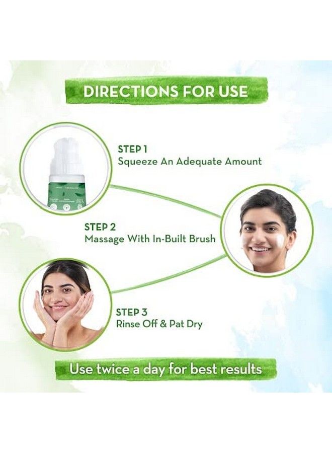Green Tea Face Wash With Green Tea & Collagen For Open Pores 100 Ml