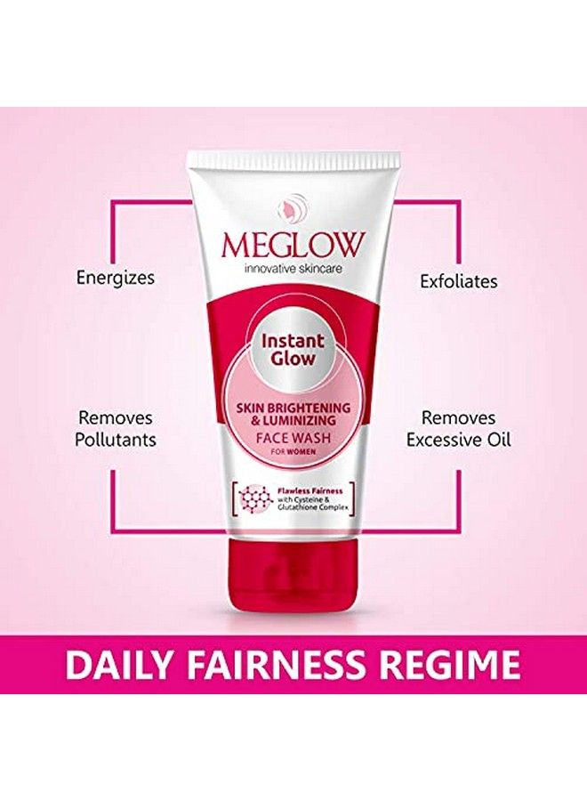 Instant Glow Fairness Face With Skin Brightening And Luminizing ; Helps In Removes Dark Spot; Suitable All Skin Type ; Paraben Free ; Smooth And Glowing Skin ; Daily Use For Women 70G Each Pack Of 3