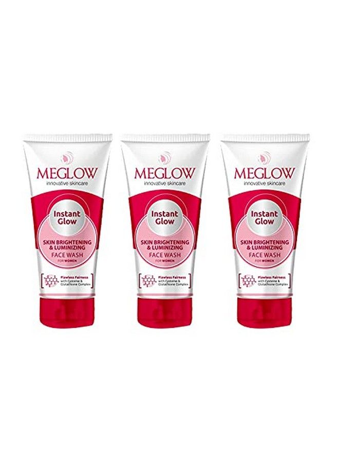 Instant Glow Fairness Face With Skin Brightening And Luminizing ; Helps In Removes Dark Spot; Suitable All Skin Type ; Paraben Free ; Smooth And Glowing Skin ; Daily Use For Women 70G Each Pack Of 3
