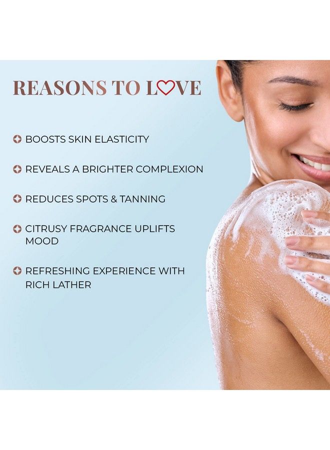 Vitamin C Skin Brightening Exfoliating Lime + Liquorice Body Wash For Men & Women 300 Ml