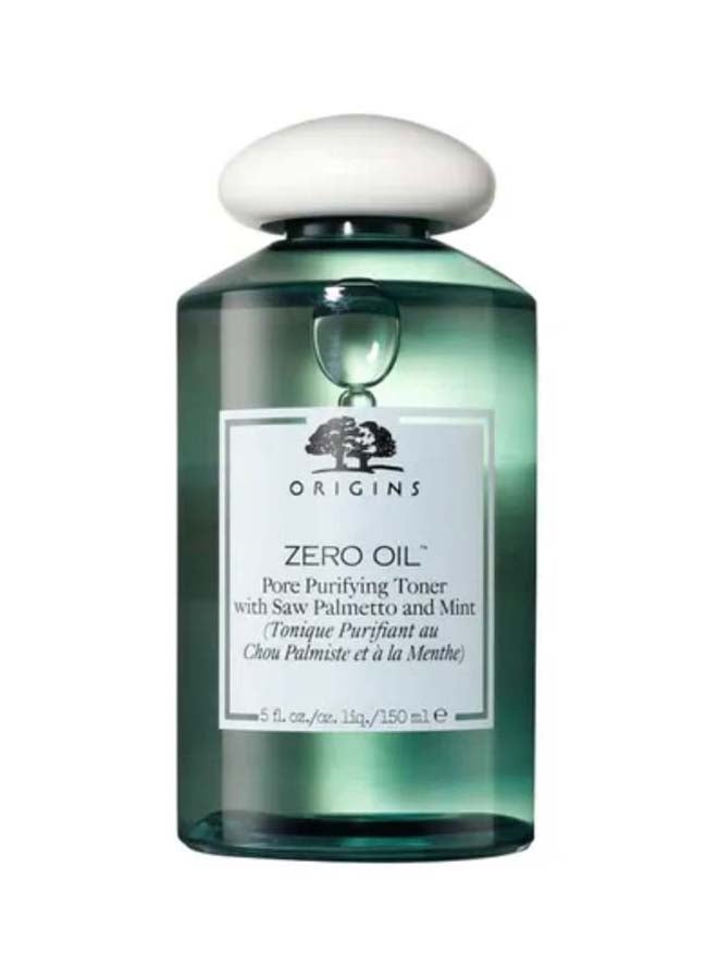 Zero Oil Pore Purifying Toner With Saw Palmetto And Mint 150ml