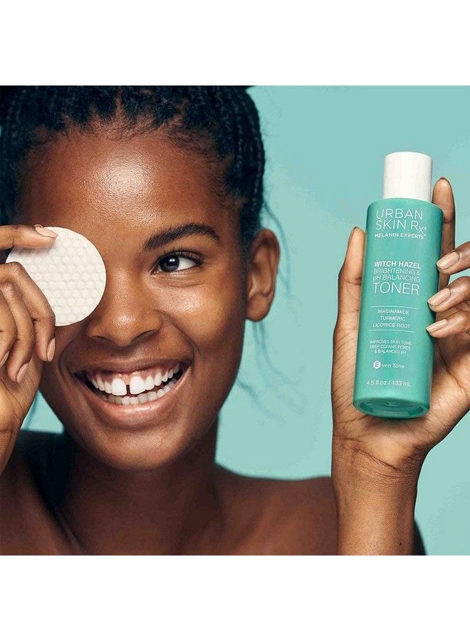 Witch Hazel Brightening & pH Balancing Toner : Antioxidant Treatment Clarifies Pores + Improves the Appearance of Uneven Skin Tone Formulated with Niacinamide and Glycolic Acid : 45 Oz