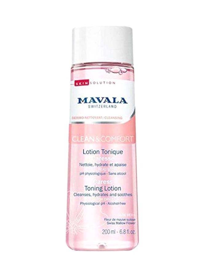 Clean And Comfort Caress Toning Lotion 200ml