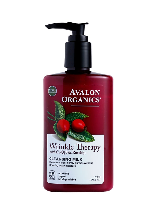 Wrinkle Therapy With CoQ10 And Rosehip Cleansing Milk 251ml