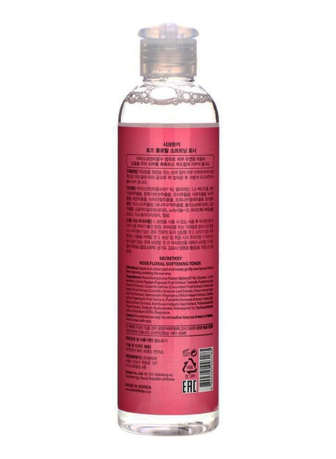 Rose Floral Softening Toner 248ml