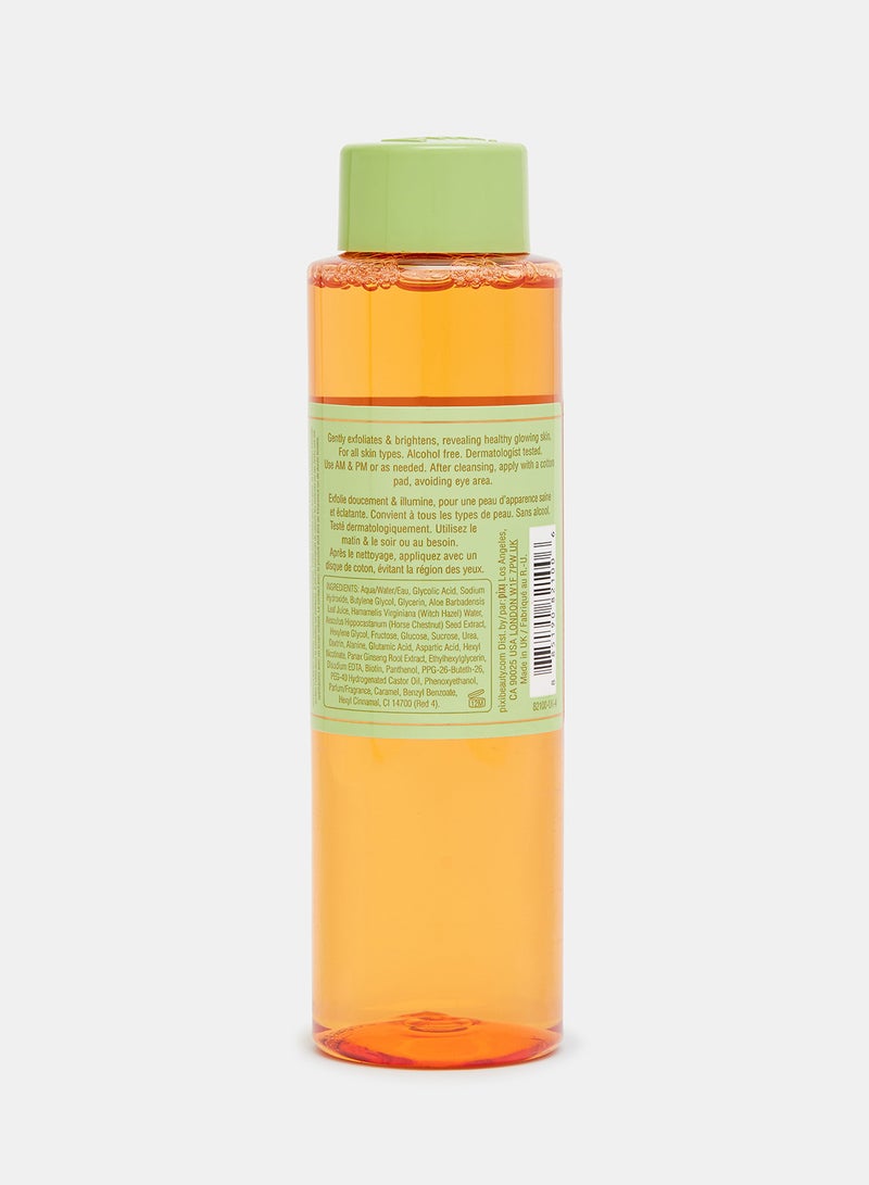 Glow Tonic Exfoliating Toner 5% Glycolic Aloe Vera and Ginseng Clear 250ml
