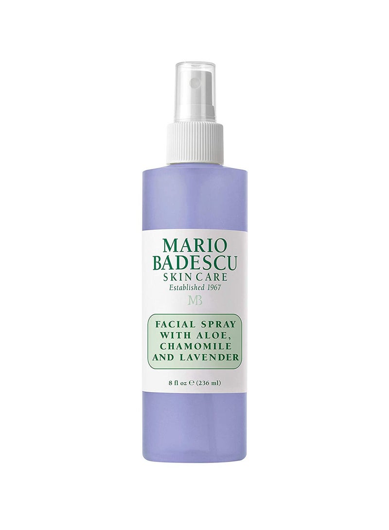 Mario Badescu Facial Spray with Aloe, Chamomile and Lavender for All Skin Types | Face Mist that Hydrates and Restores Balance & Brightness