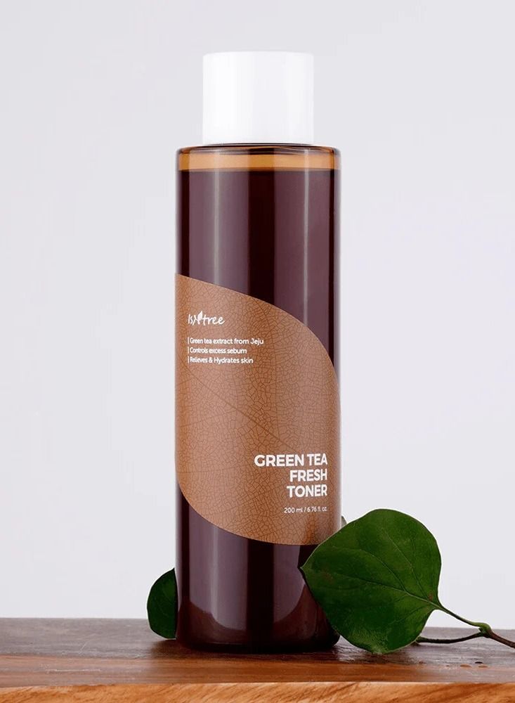 reen Tea Fresh Facial Toner 200ml with Hyaluronic toner  Deep Moisturizing Sebum Control Nourishing Revitalizing Hypoallergenic