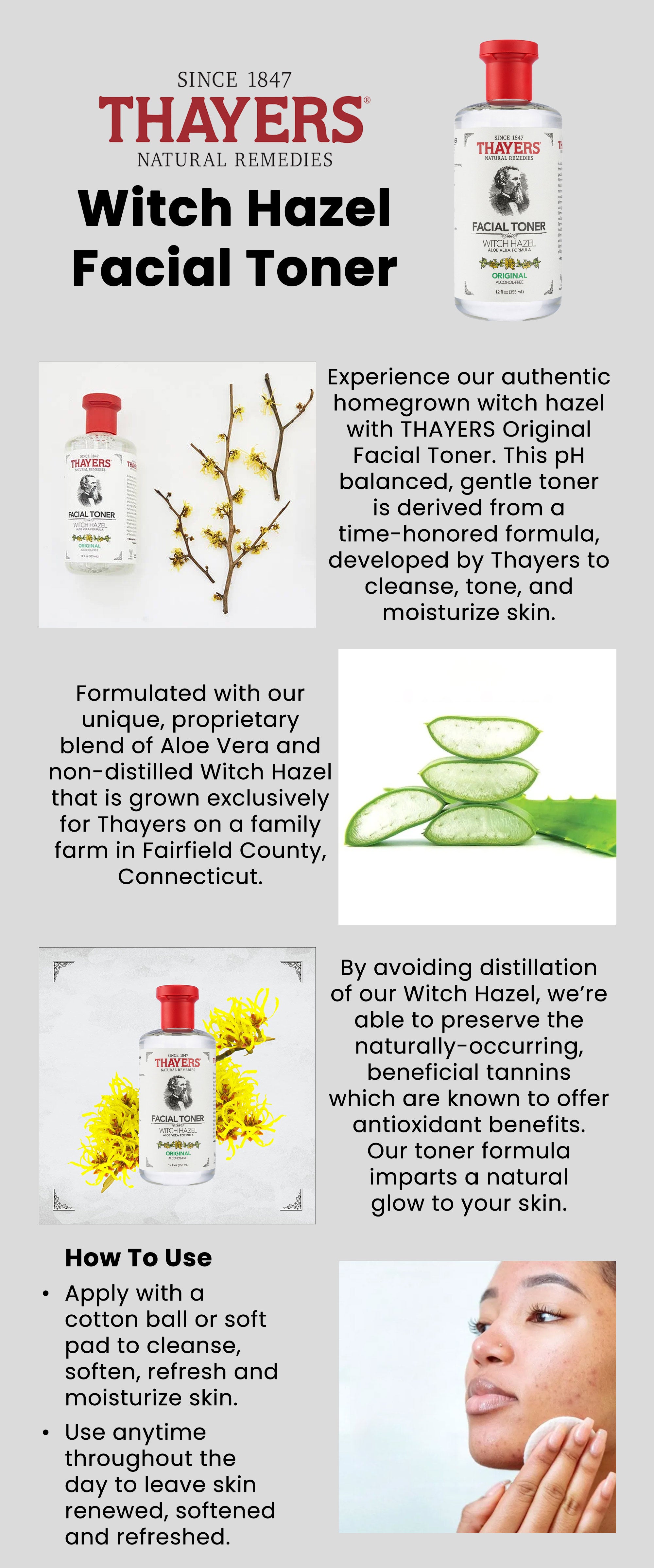 Witch Hazel Facial Toner 355ml