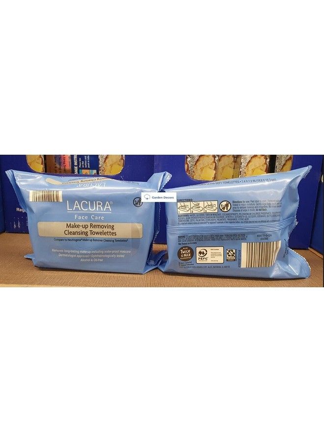 Face Care Makeup Removing Cleansing Towelettes 74 X72In 188 X 183Cm 25Ct (Two Bags)