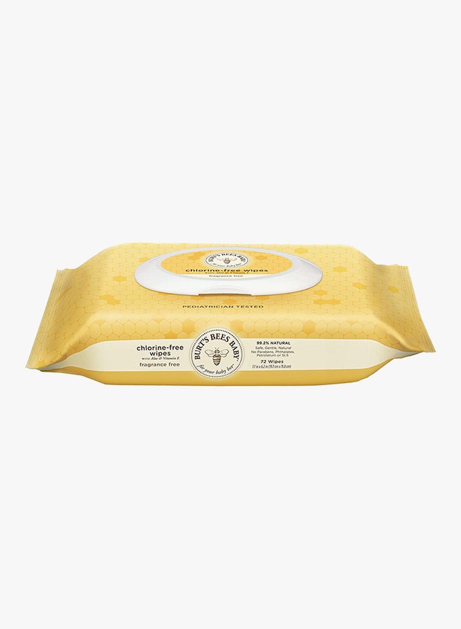 Chlorine Free Wipes With Aloe And Vitamin E 72 Wipes