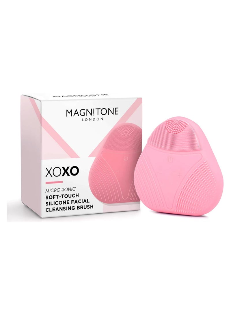 XOXO SoftTouch Silicone Cleansing Brush Pink