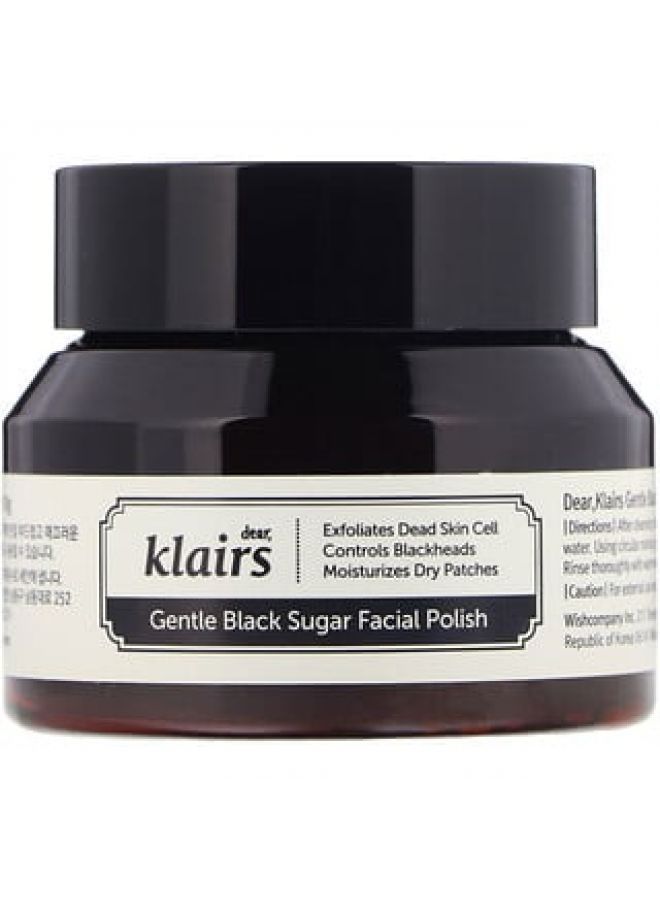 Dear Klairs Gentle Black Sugar Facial Polish 3.8 oz