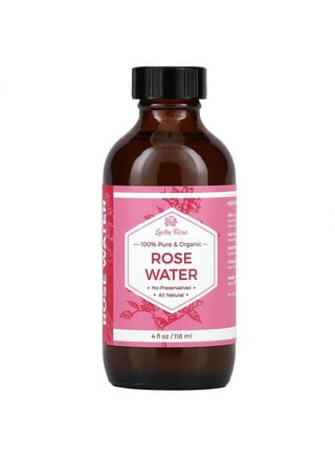 Leven Rose 100% Pure & Organic Rose Water 4 fl oz