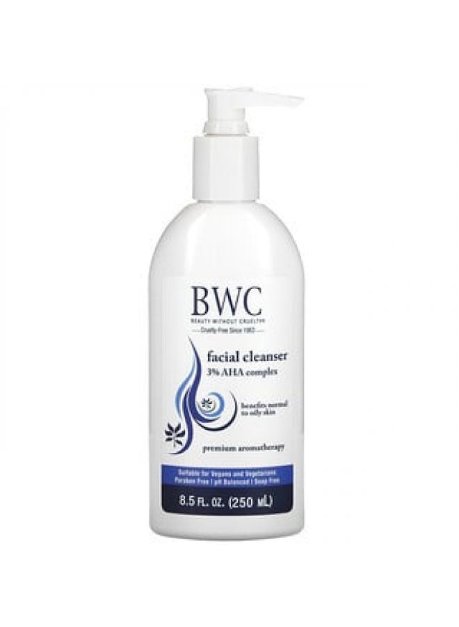 Beauty Without Cruelty Facial Cleanser 3% AHA Complex 8.5 fl oz