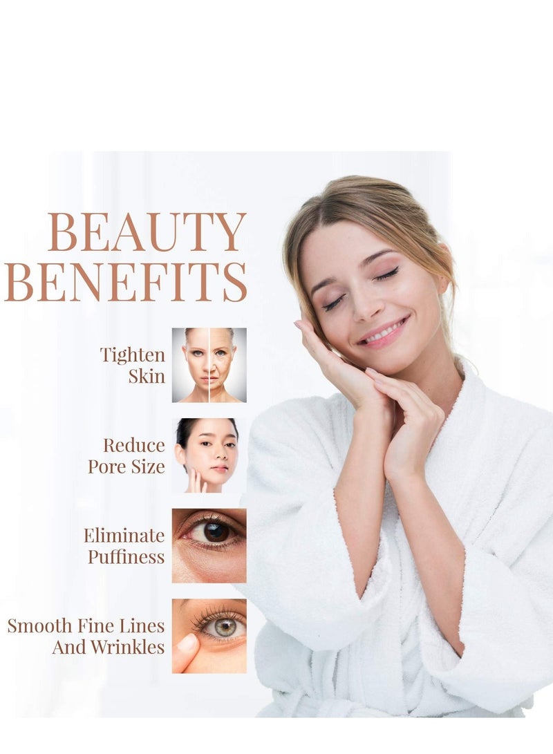 Ice Globes for Facials | Unbreakable Steel Cooling Roller | Cryo Sticks for Face | Massager for Face Neck & Eyes | Skin Care for Dark Circles, Puffiness, Wrinkles, Collagen Production (GREEN)