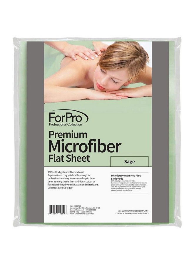 Forpro Premium Microfiber Flat Sheet Ultralight Stain And Wrinkleresistant For Massage Tables