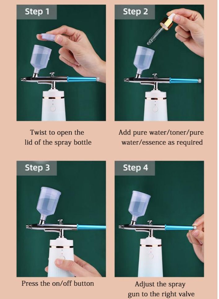 High Pressure Facial Spray Hydrator for Home Use