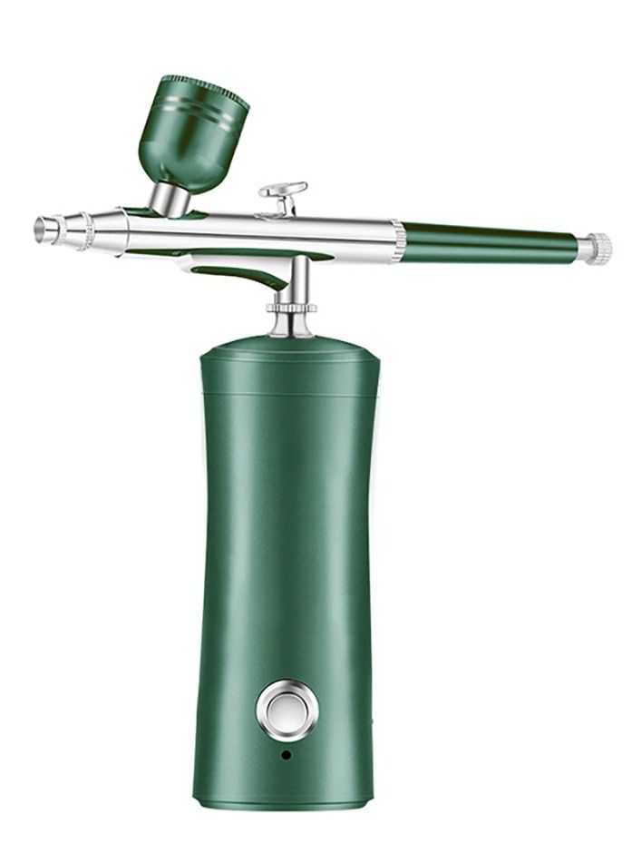 Portable Facial Steamer Oxygen Injector, Green