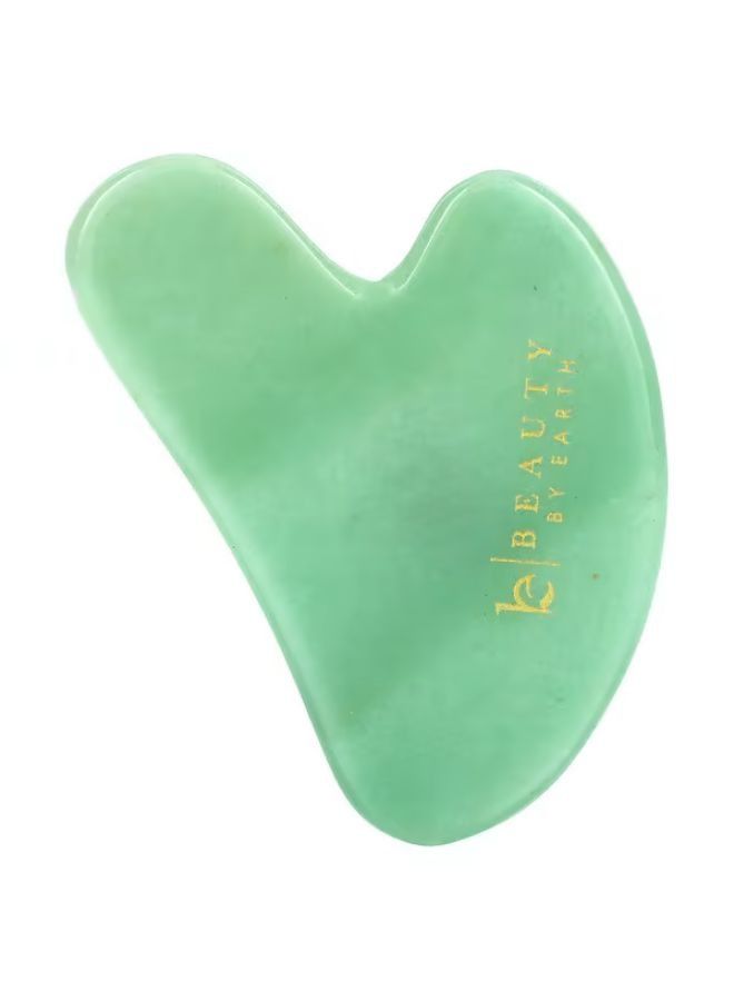 Beauty By Earth, Jade Gua Sha, Scraping Massage Tool, 1 Tool