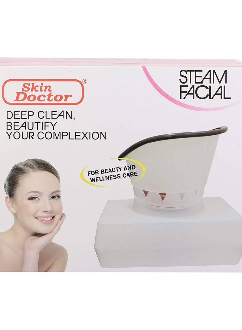 Facial Steamer Multifunctional Design Sauna Facial Face Steamer Deep Cleanser Steam Spa Skin Vaporizer Machine steam facial White