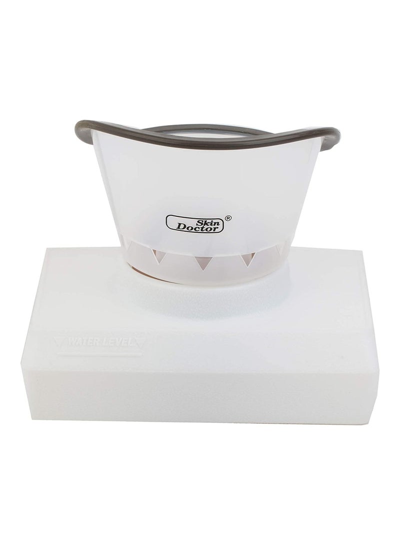 Facial Steamer Multifunctional Design Sauna Facial Face Steamer Deep Cleanser Steam Spa Skin Vaporizer Machine steam facial White