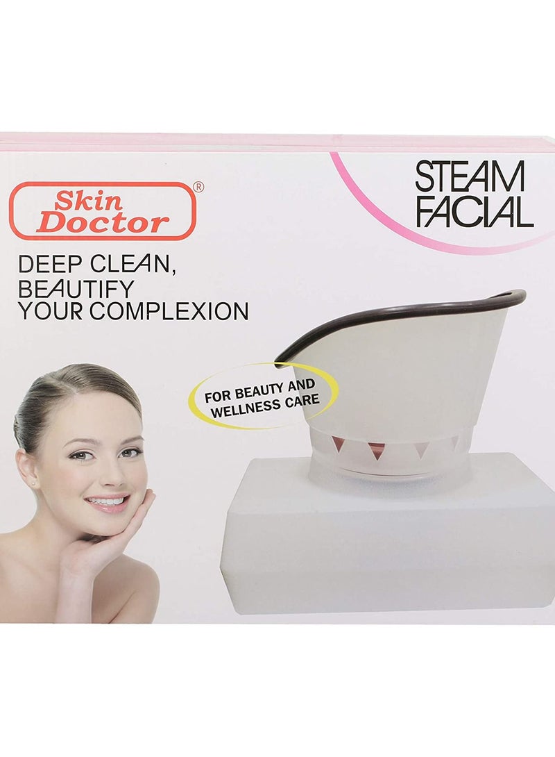 Facial Steamer Multifunctional Design Sauna Facial Face Steamer Deep Cleanser Steam Spa Skin Vaporizer Machine steam facial White