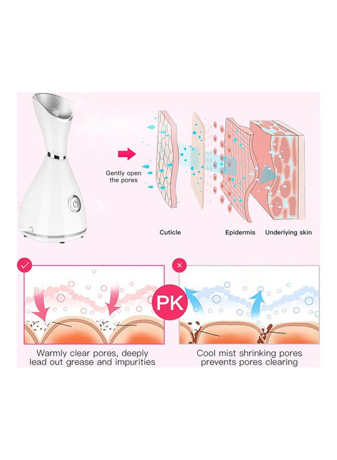 Nano Facial Steamer Spray White 11x17x17.5cm