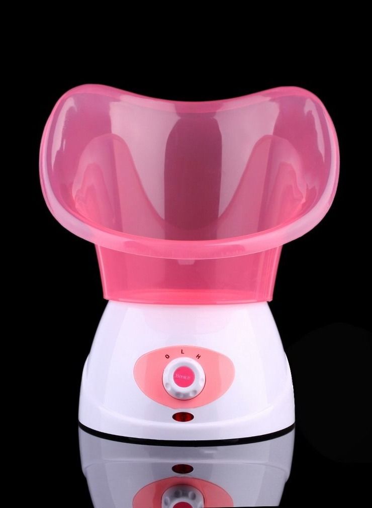 Professional Home Facial Steamer Pink/White
