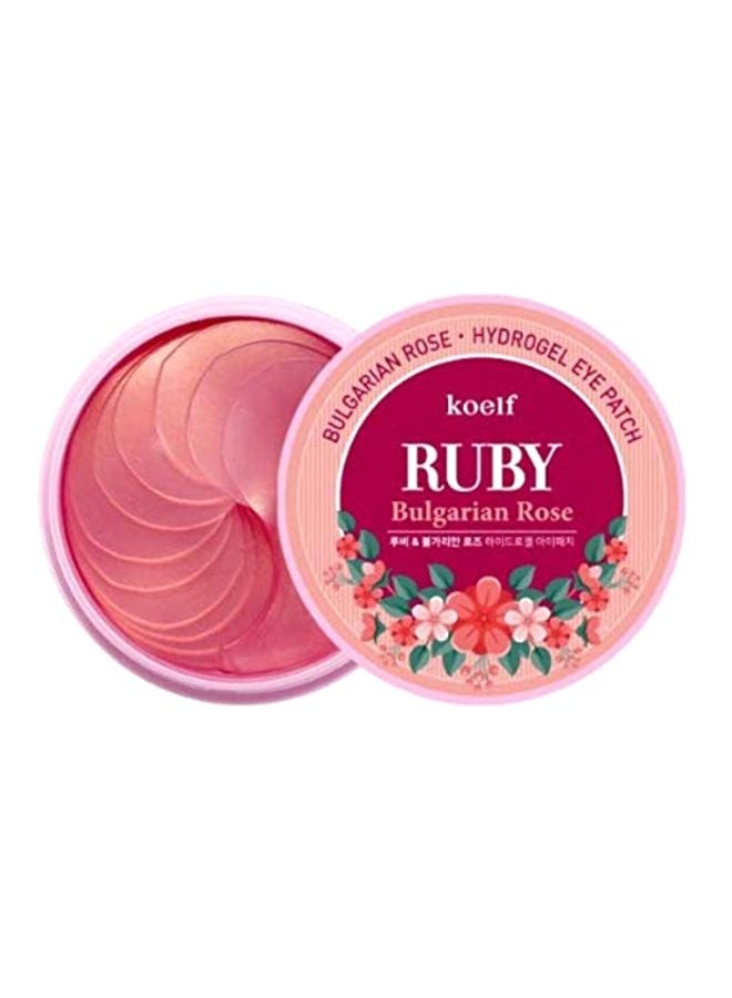 Pack Of 60 Ruby Bulgarian Rose Hydro Gel Eye Patch