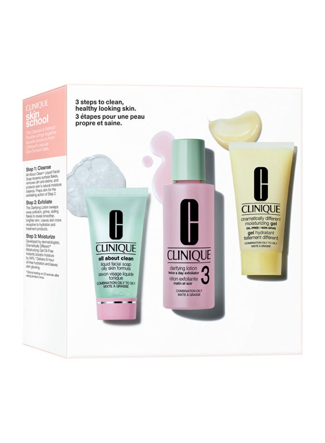 Clinique Skin School Supplies: Cleanser Refresher Course Set Type 3