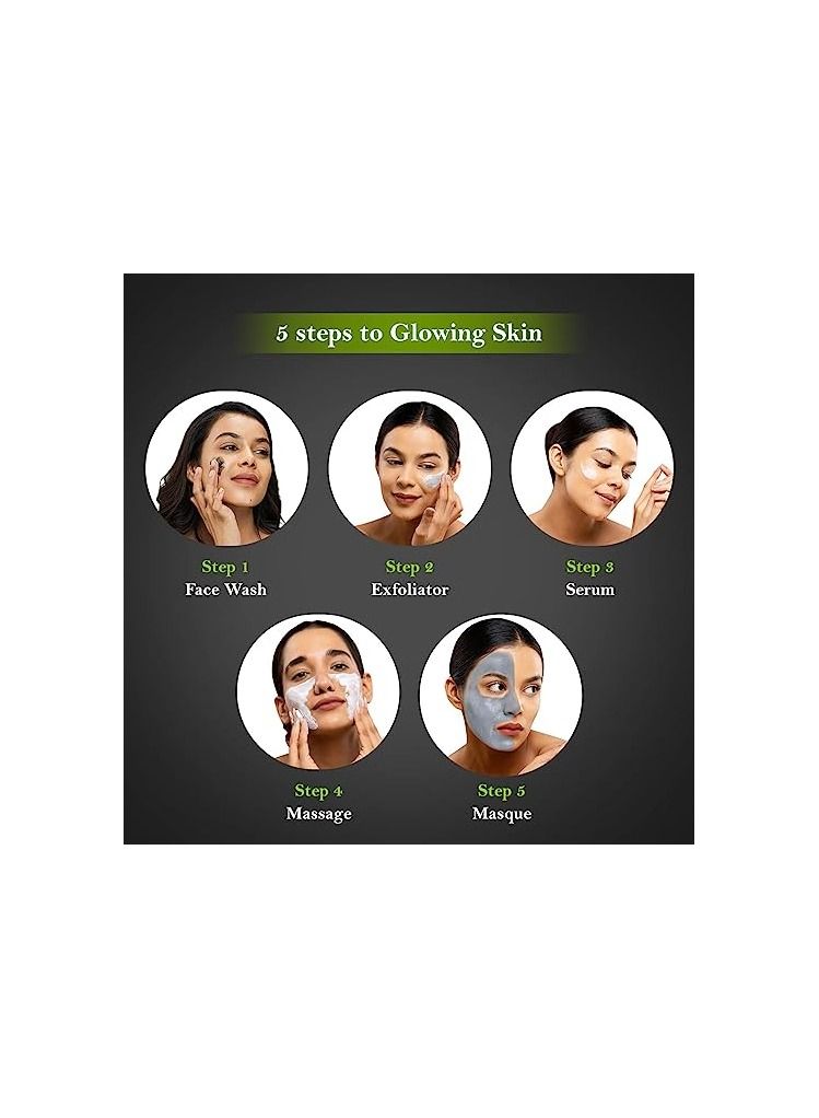 Lotus Herbals WhiteGlow Activated Charcoal Brightening 4 in 1 Facial Kit