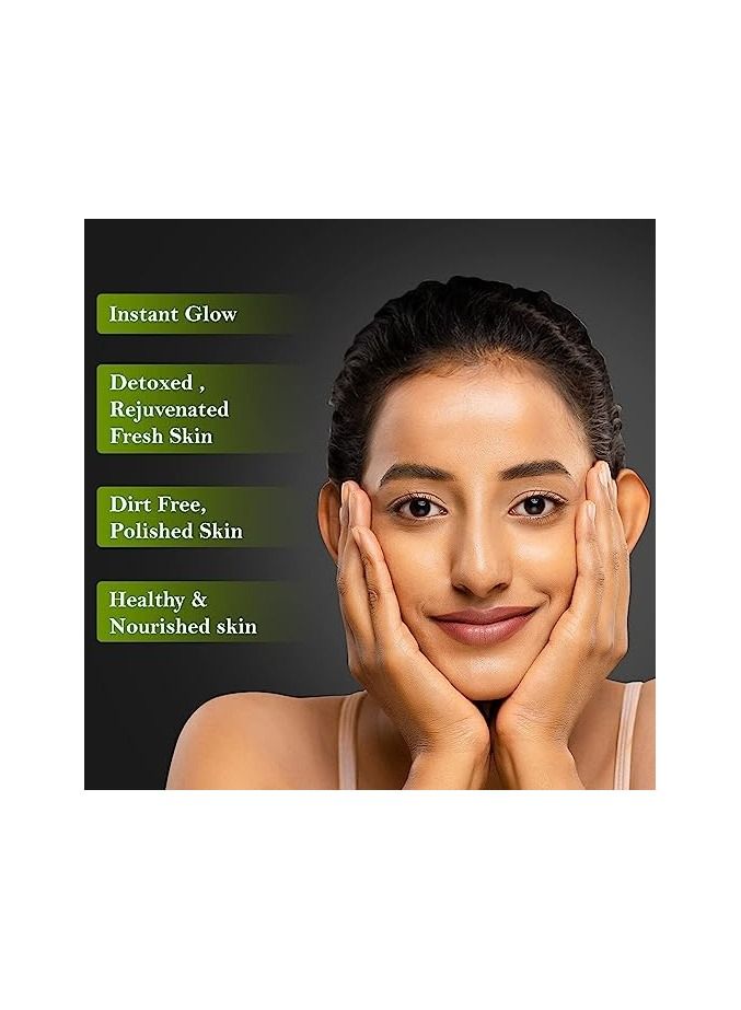 Lotus Herbals WhiteGlow Activated Charcoal Brightening 4 in 1 Facial Kit