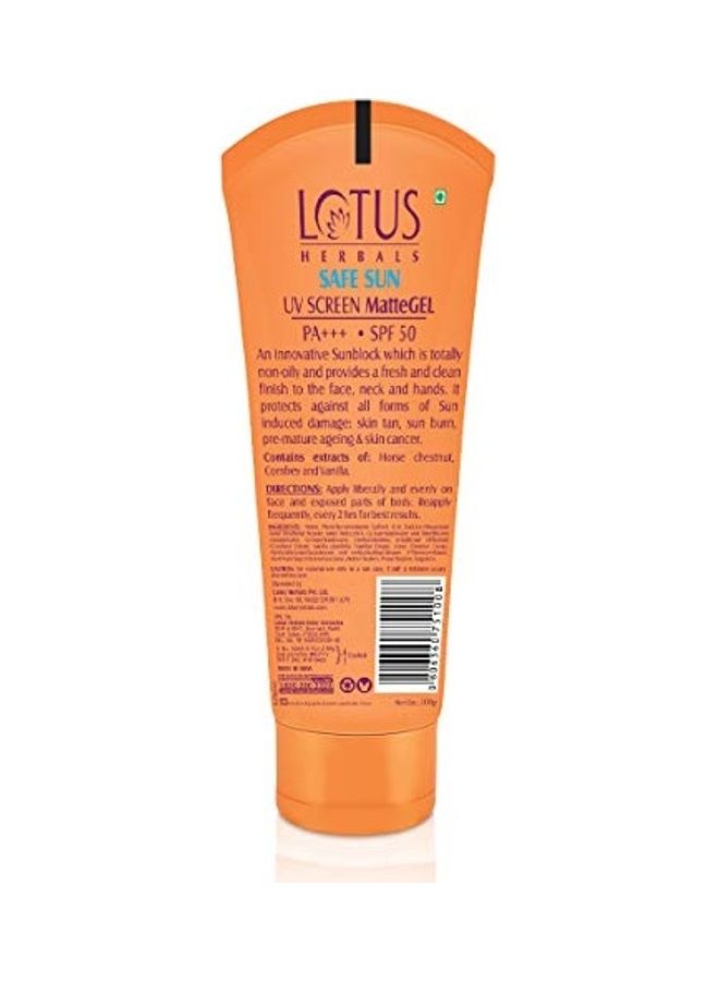 Safe Sun Invisible Matte Gel Sunscreen Orange