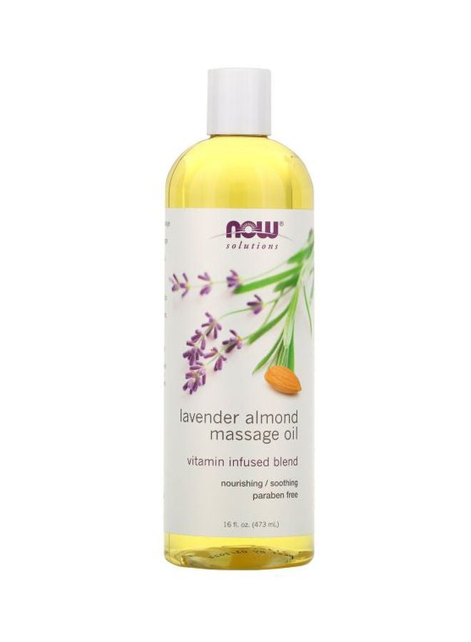 Lavender Almond Massage Oil Yellow 473ml