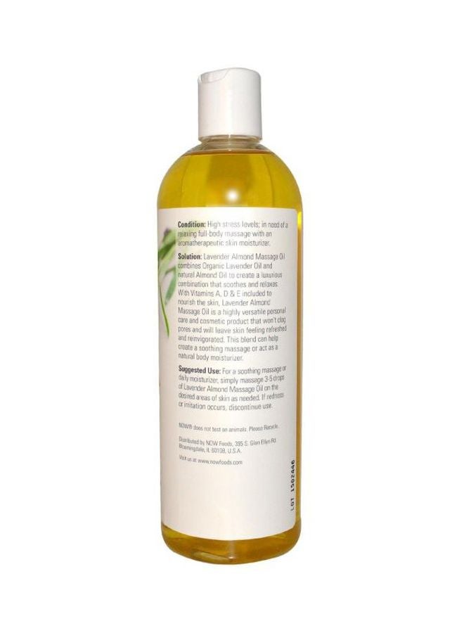 Lavender Almond Massage Oil Yellow 473ml