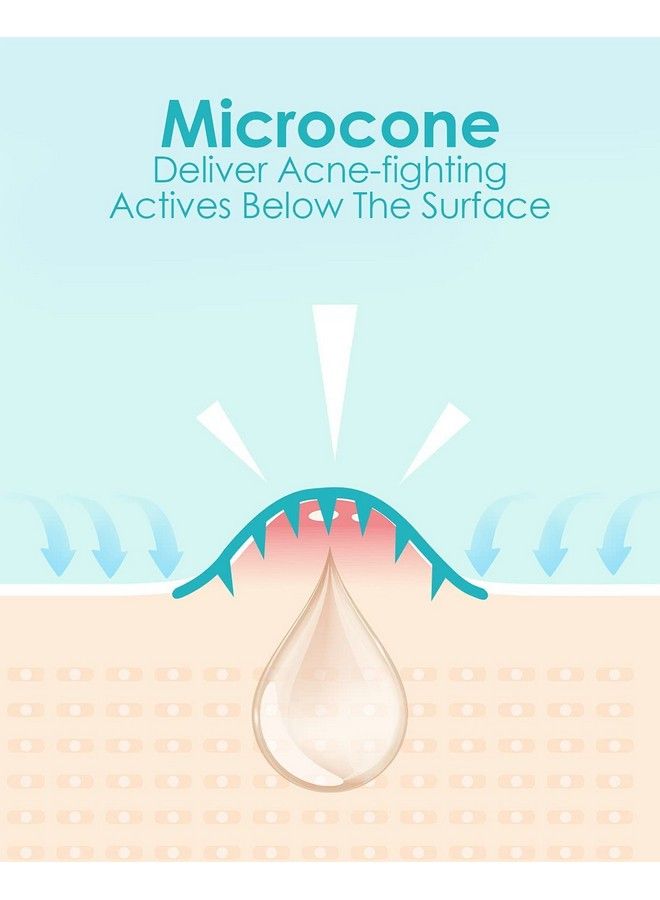 Herolabs Microcrystal Acne Healing Patch (18 Patches) Hyaluronate Salicylic Acid Vitamin C Pimple Patch For Deep Early Stage And Hidden Pimples (18 Count (Pack Of 1))