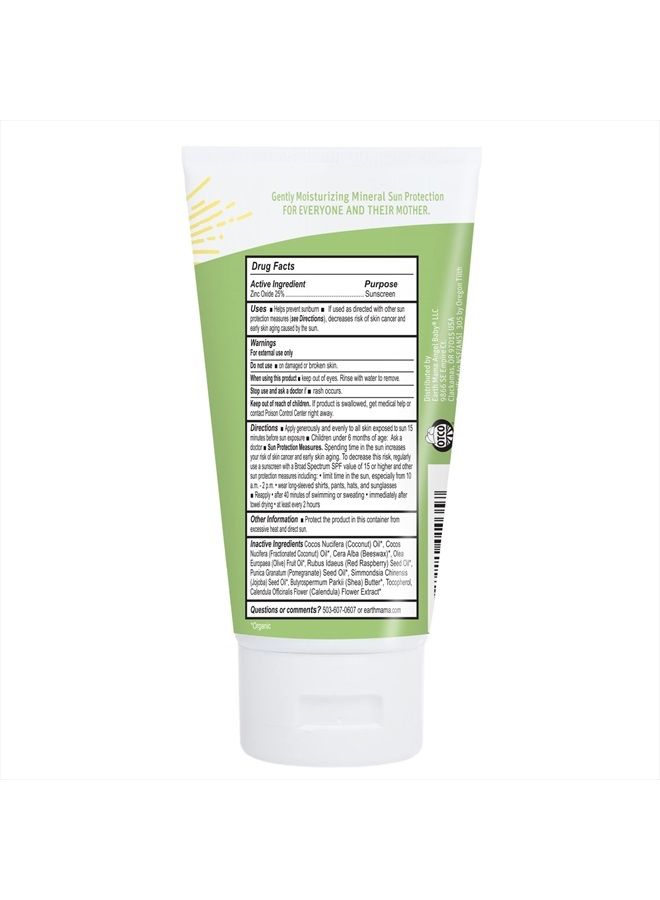 Baby Mineral Sunscreen Lotion SPF 40 | Reef Safe, Non-Nano Zinc, Natural Water Resistant Sun Cream for Babies, Kids & Adults, 3-Ounce