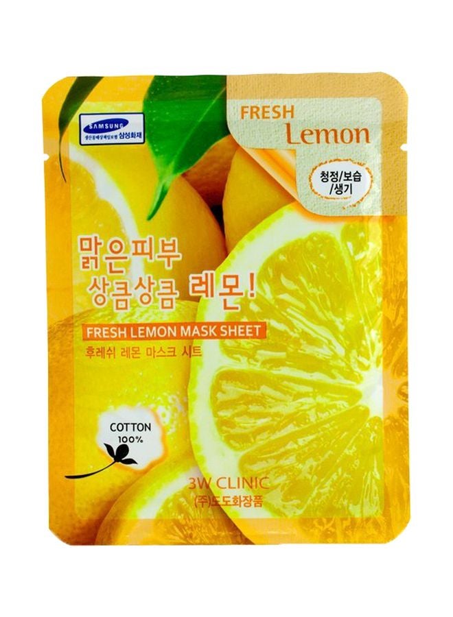 Pack Of 10 Fresh Lemon Sheet Masks