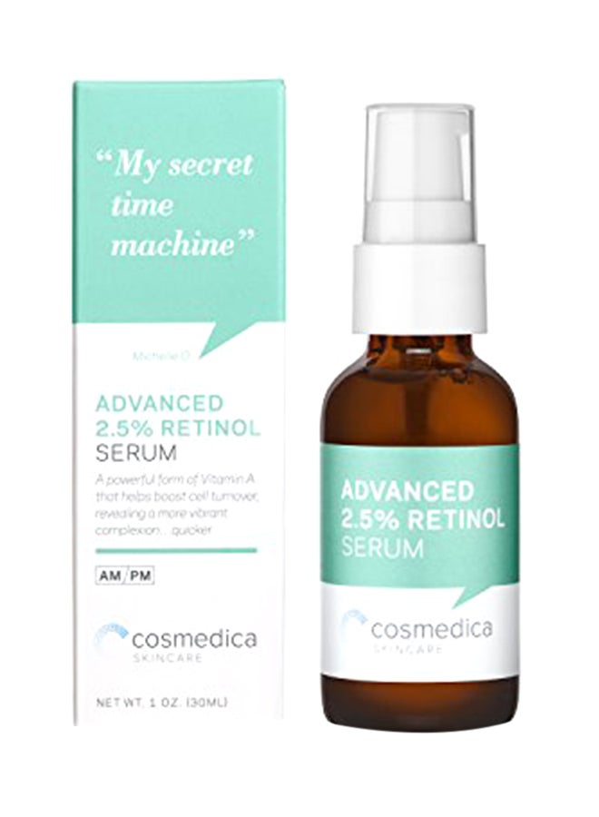 Retinol Serum 2.5%, 1oz & Retinol Cream 2oz Complete Anti Aging Skincare Combo Set Multicolour 0.44946kg