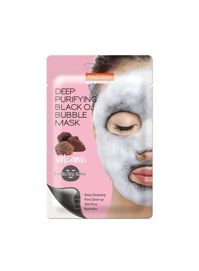 Volcanic Facial Mask Skin Care (10 Pack) - Bubble Face Sheet Mask for Moisturizing and Hydrating - Rich Collagen and Botanical Extracts Soothe and Illuminate Your Skin