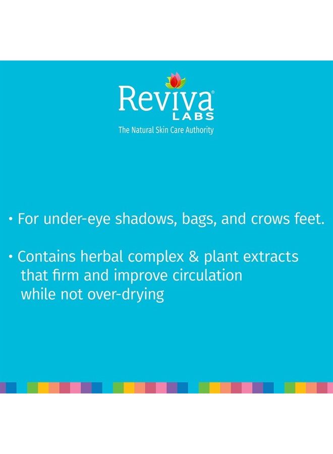 REVIVA LABS - Eye Complex Firming Creme, (1 oz)