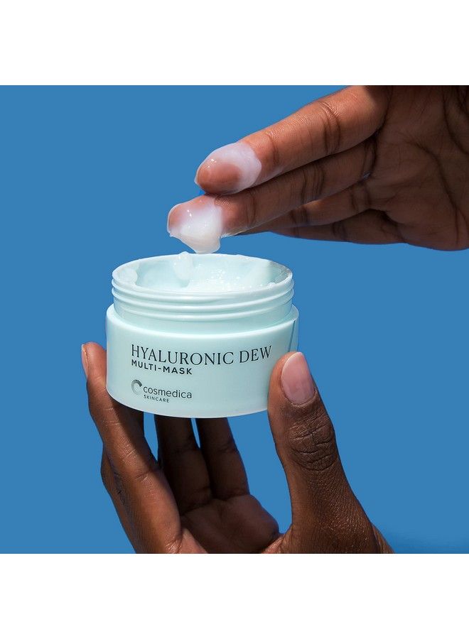 Hyaluronic Acid Dew Mask Multipurpose Hydrating Facial Mask Overnight Moisture Sleeping Pack And Face Spot Treatment For Dry Skin Mask Treatment 1.76Oz (1 Pack)