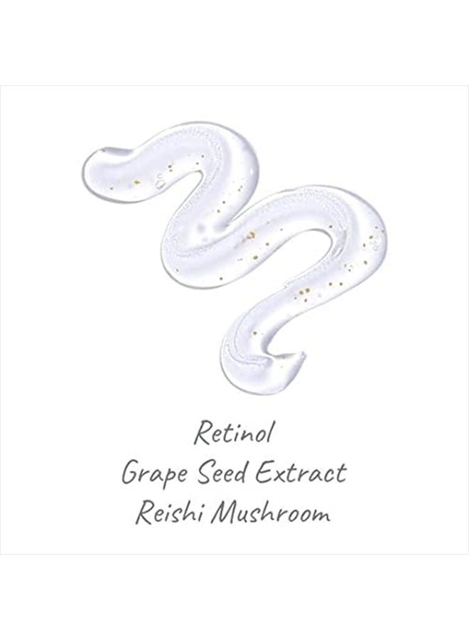 Anti-Wrinkle Eye Treatment – Anti-Aging Eye Cream with Retinol, Grape Seed Extract and Reishi Mushroom – Hydrating Eye Serum for Under Eye and Eyelids, 1/2 oz