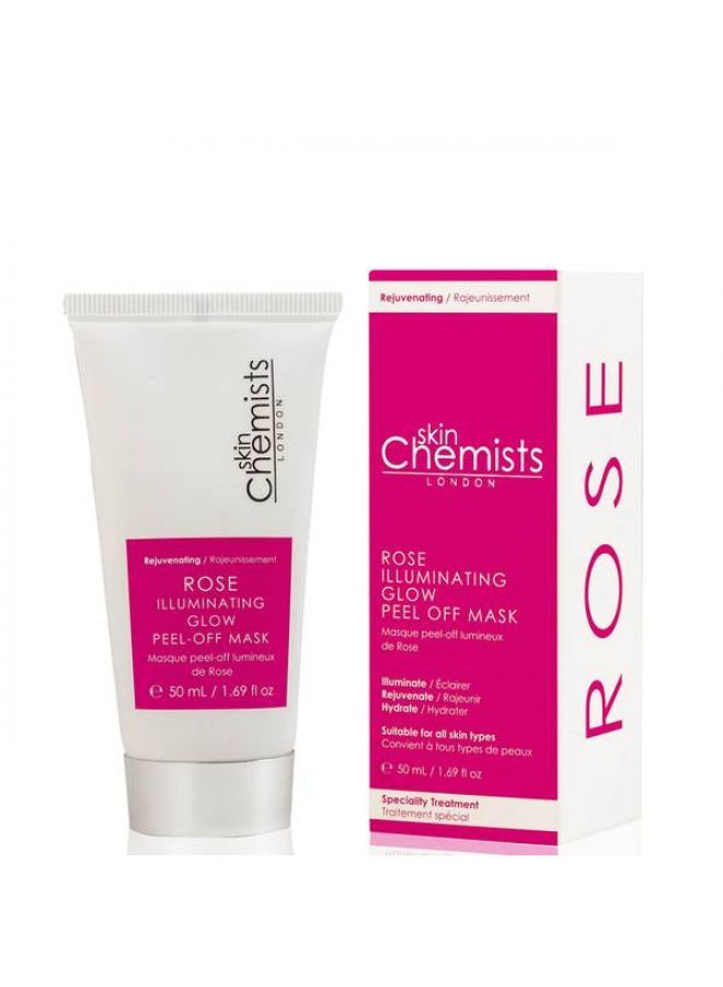 skinChemists Rose Illuminating Glow Peel-Off Mask 50ml