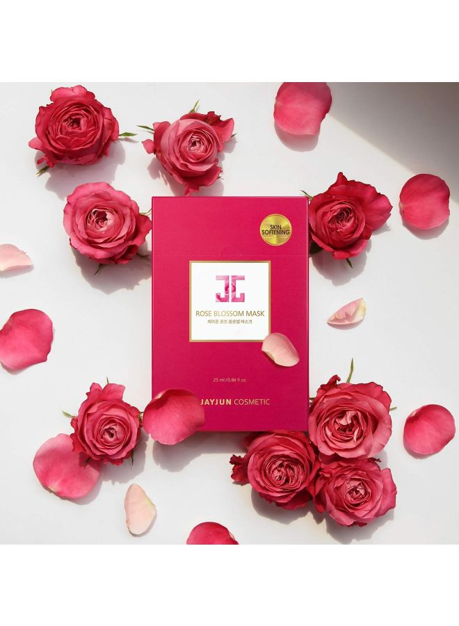 10-Piece Rose Blossom Mask Pack 25ml