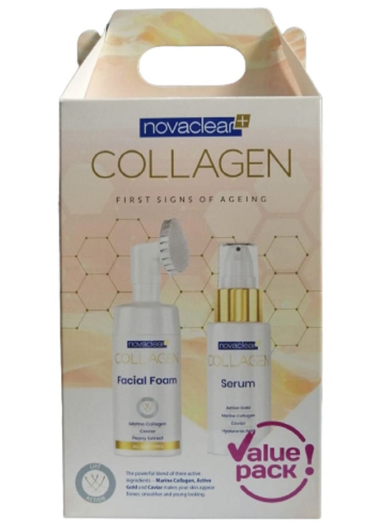 Collagen Facial Foam Plus Serum 130ml